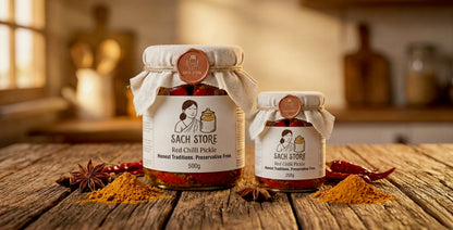 Lal Mirch ka Achar | Stuffed Red Chilli Pickle